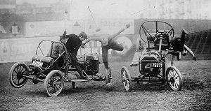    DARING  FEATS AT AUTO DERBY